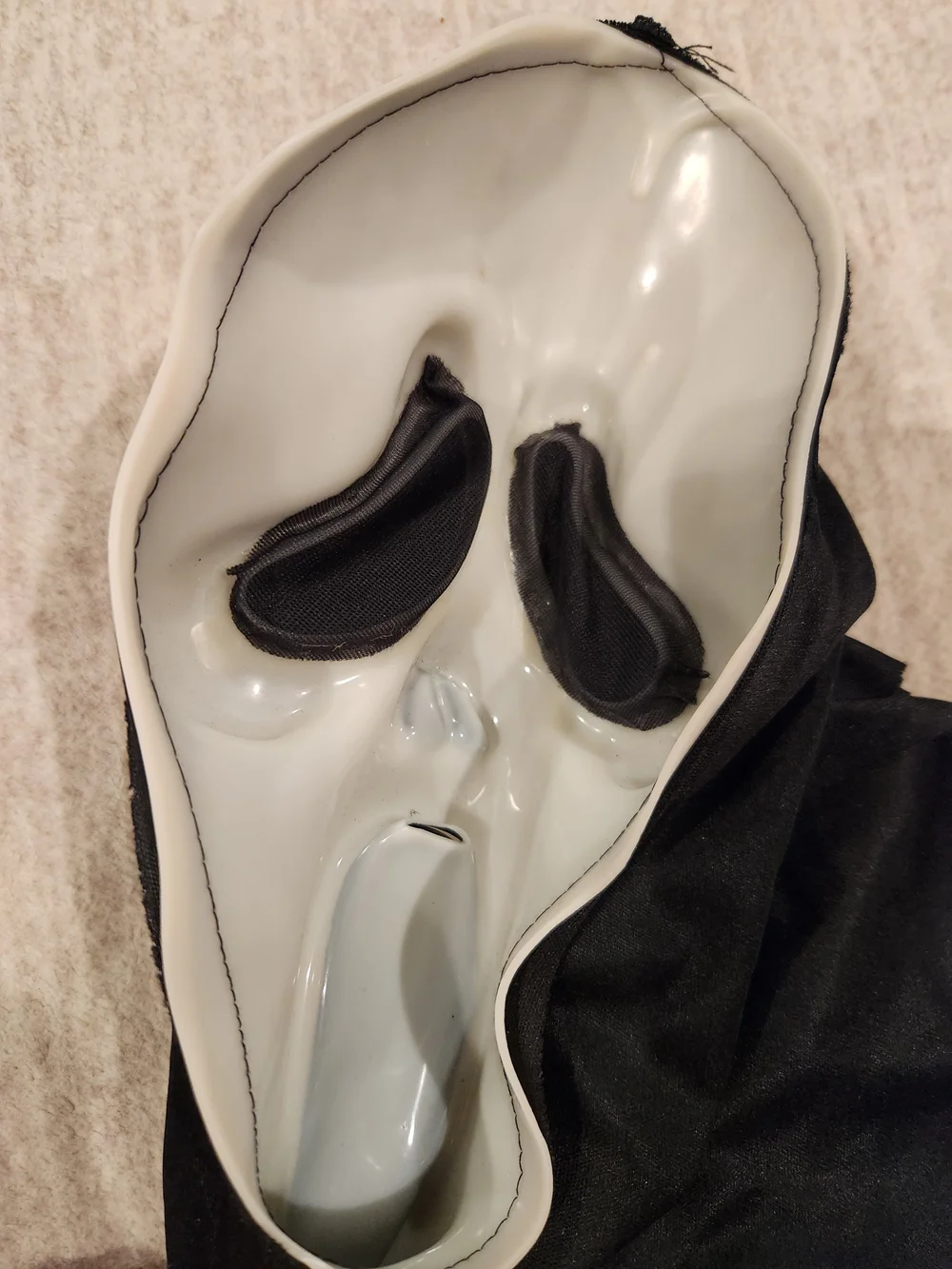 Vtg Scream Ghostface Mask Glow In The Dark Easter Unlimited S9206 Fun World EU